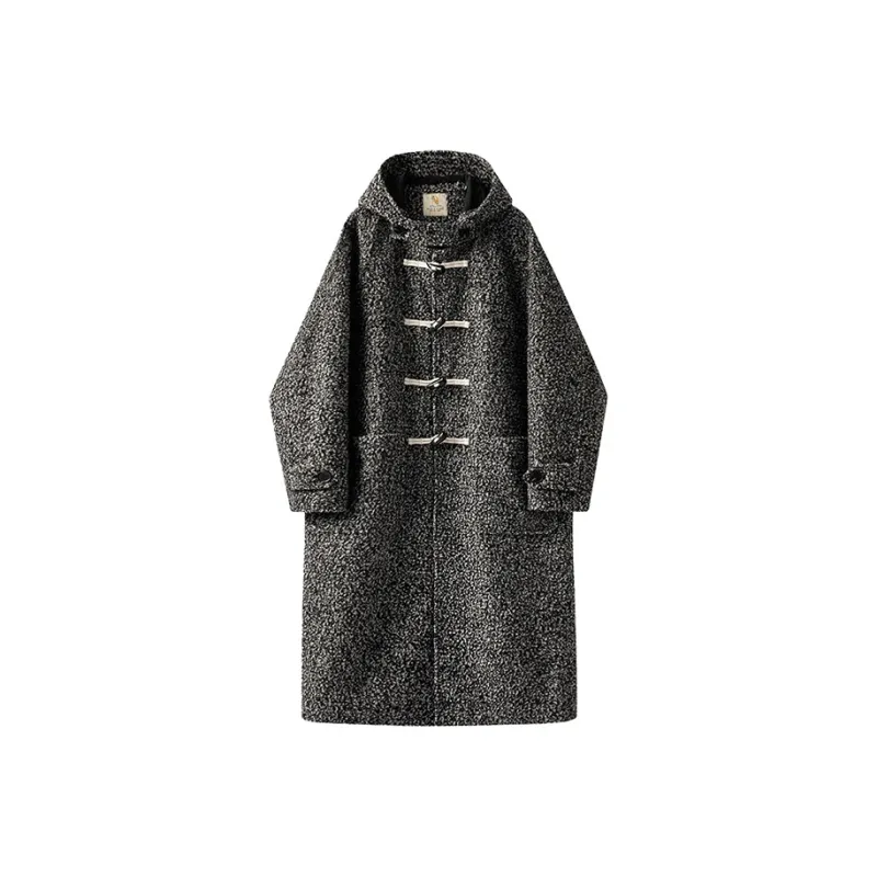 WILLIAM FOX&SONS Coats Unisex Black Gray Color-0