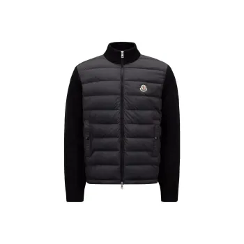 Moncler Padded panel Knit Cardigan