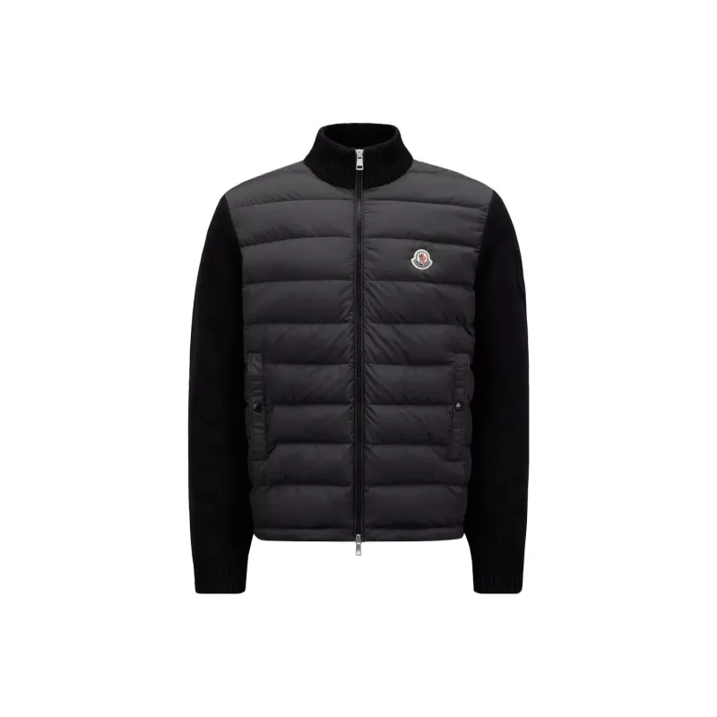 Moncler Padded Cotton Zip Up Cardigan-0