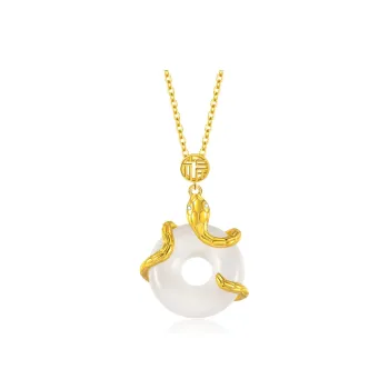 Phoenix Temple Jewelry Chalcedony Jade Necklaces Women's