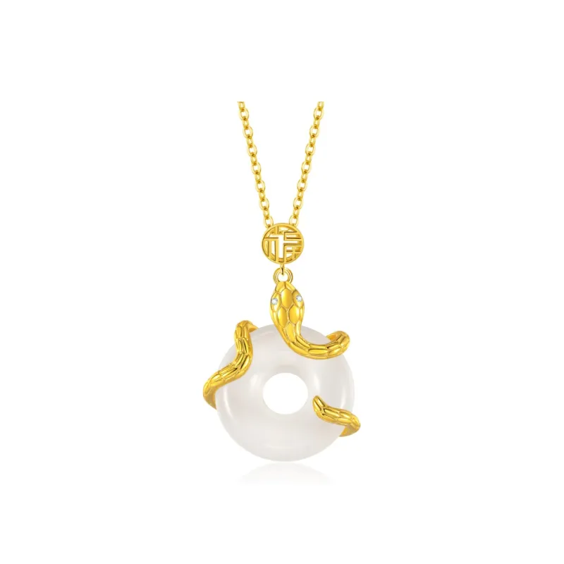 Phoenix Temple Jewelry Chalcedony Jade Necklaces Women's-0