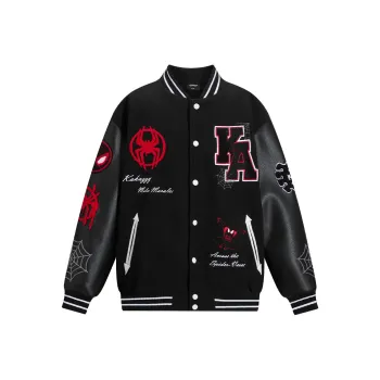 KAKAZZY Baseball Jacket Unisex Black