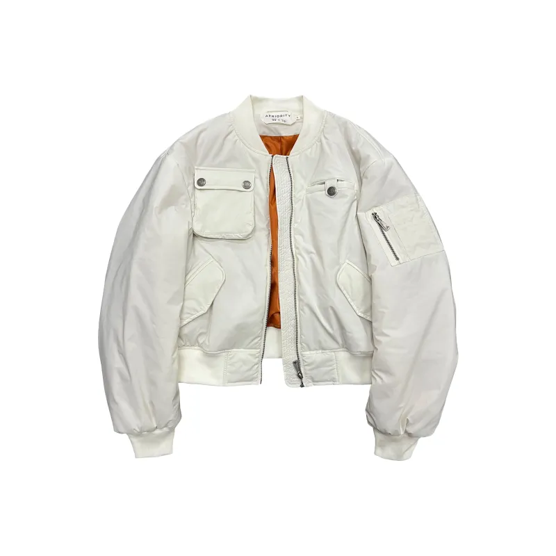 Apriority Clothing Jackets Coats Unisex White-0