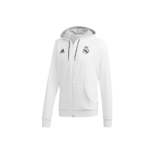 Adidas Real Madrid Jackets Coats Men's White