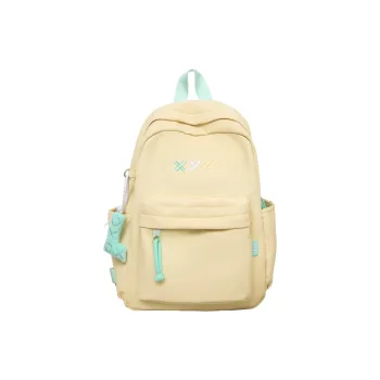 SEVENMOONS Nylon Fabric Backpack Unisex Multicolor