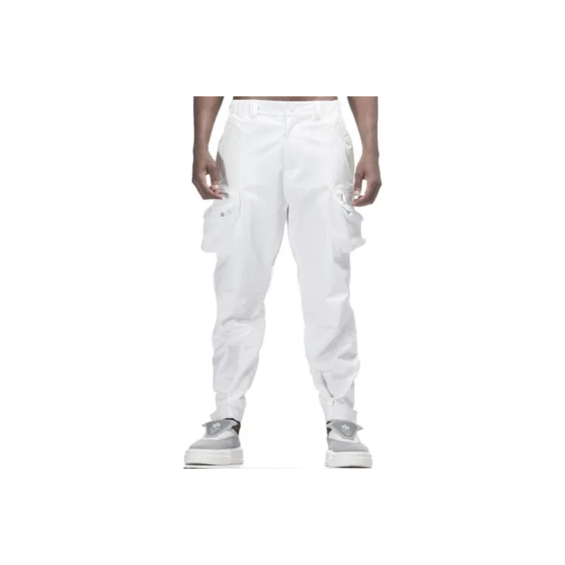 NORVINCY Western Outdoor Trendy Solid Color Cargo Pants Unisex-5