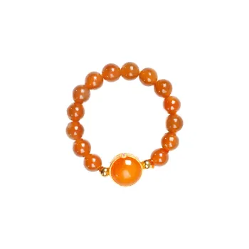 CUIYOUSHIJIA Hetian Jade Rings Sugar Jade Women's