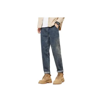 Tonlion Jeans Unisex Vintage Blue