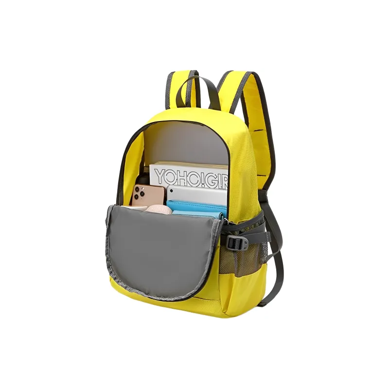 Warrior Nylon Backpack Regular Unisex Yellow-3
