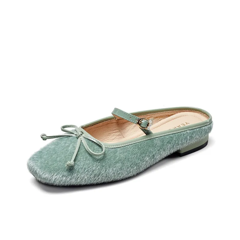 YEARCON Rubber Sole Closed Toe Slippers Women's-5