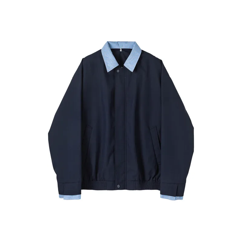 MKZA Jackets Coats Unisex Dark Blue-0