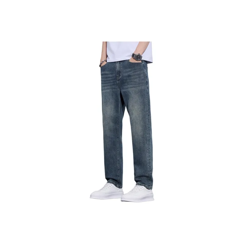 Tonlion Jeans Unisex Vintage Blue-0