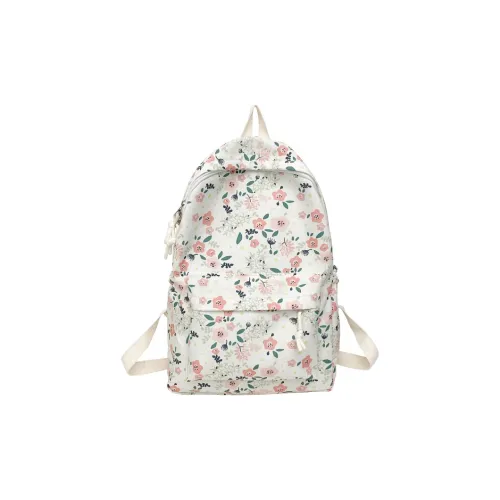 ZOGA Nylon Refreshing Backpack Women's Ecru/Green