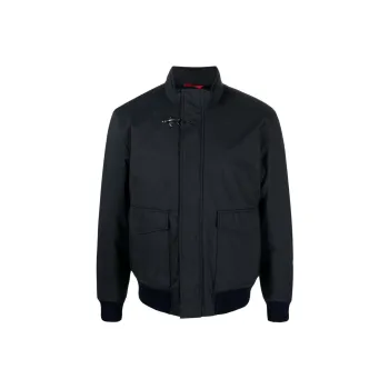 FAY Mock neck Zip up Bomber Jacket