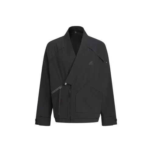 Adidas Sportswear Fleece Jacket Jackets Coats Men's Black
