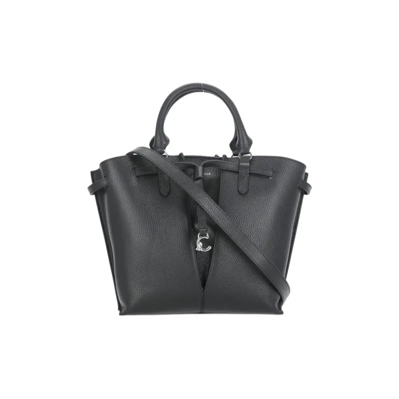 COCCINELLE Calfskin One Shoulder Handbag Women's Black-0