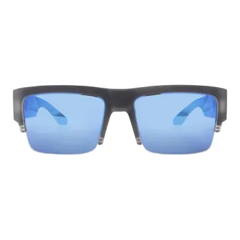 SPY Plastic Square Sunglasses Unisex Black