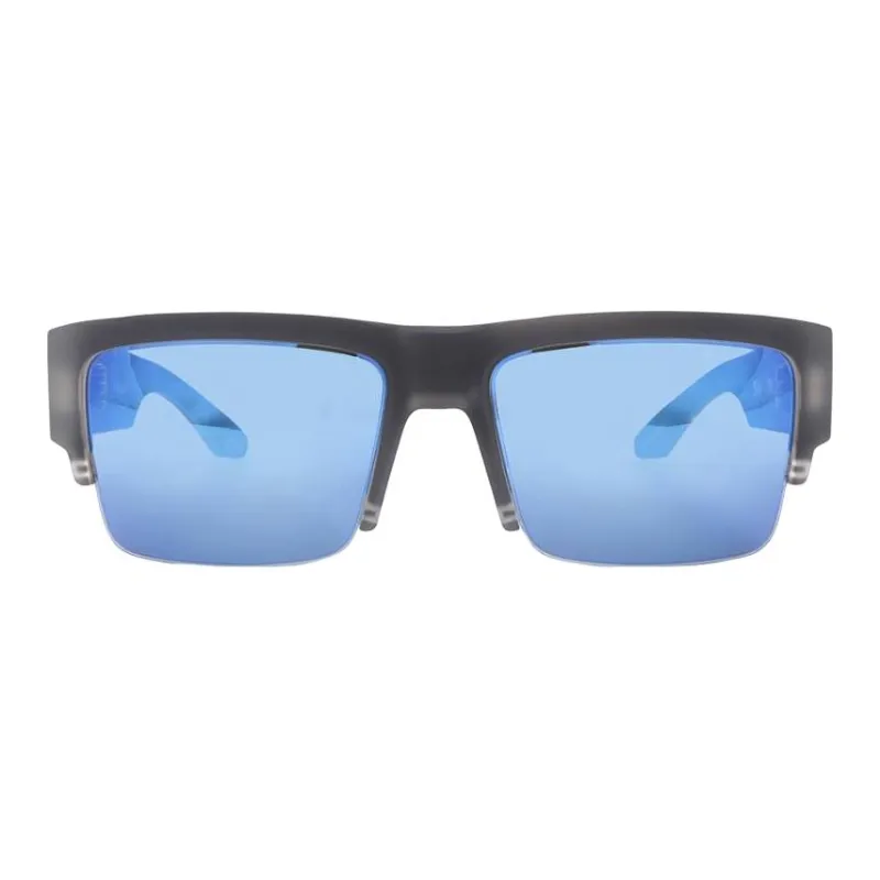 SPY Plastic Square Sunglasses Unisex Black-0