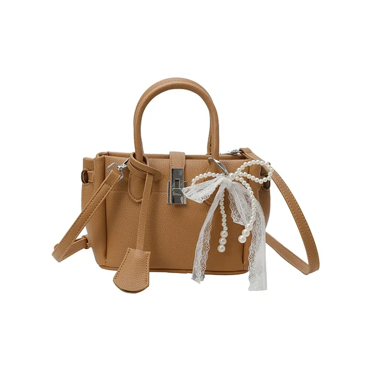 Yalu PU Handbag Women's White/Black/Khaki/Pink-13