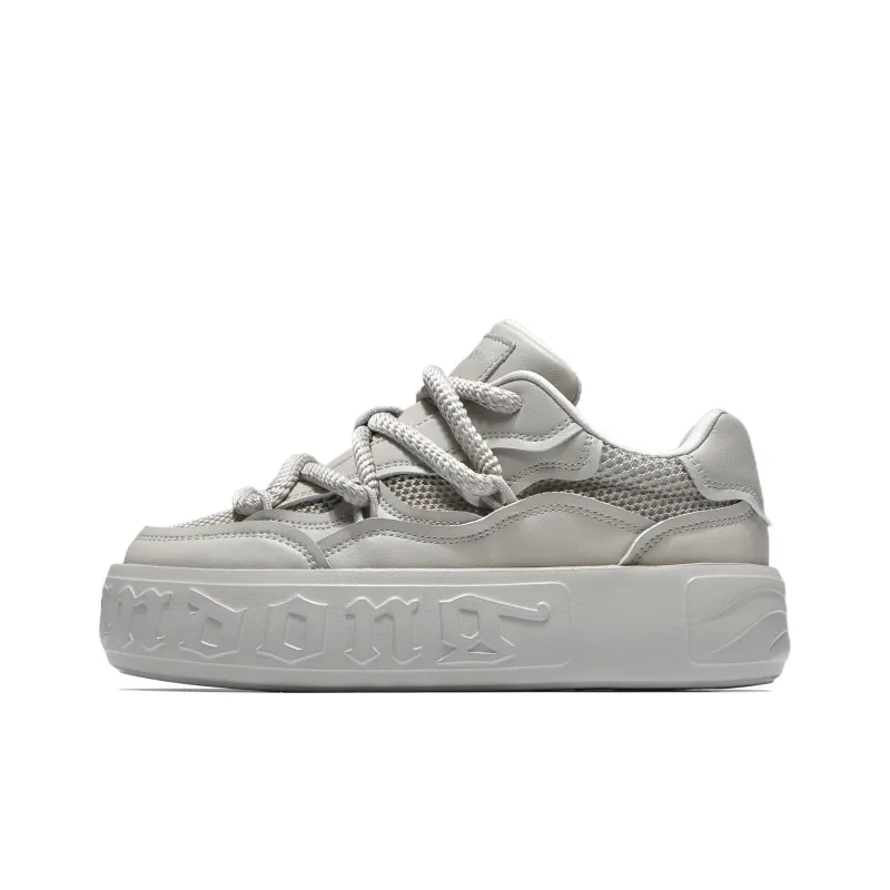 JIANDONG Cushioning Abrasion Resistant Breathable Waterproof Slip Resistant Low Top Chunky Sneakers Men's-0