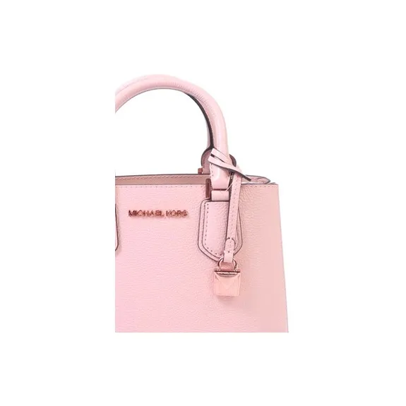 MICHAEL KORS Adele Leather Lockhead Crossbody Handbag Medium Size Women's Pink-2