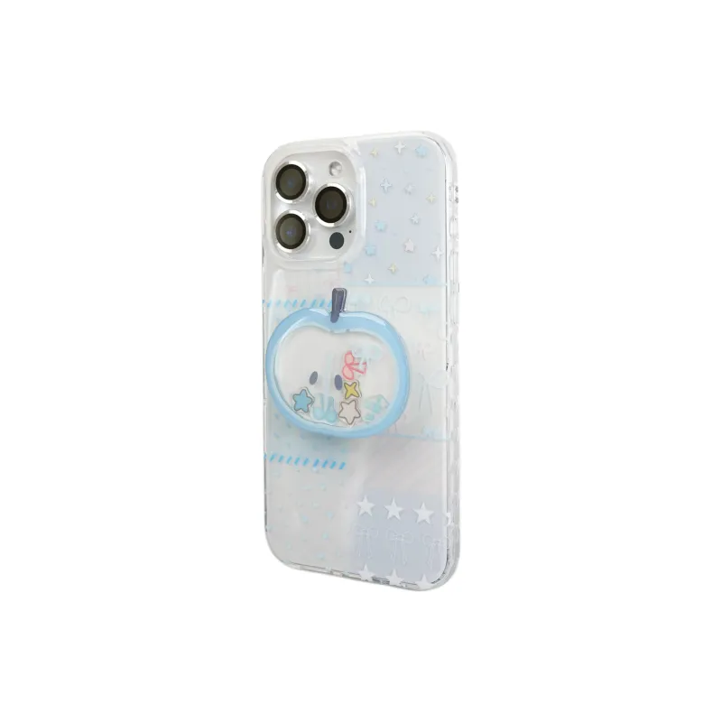 Wei Xin Acrylic Material Patchwork Blue Bowknot Phone Cases Compatible With IPhone 16/15 Pro Max/Apple 13/14 Pro/Max-2