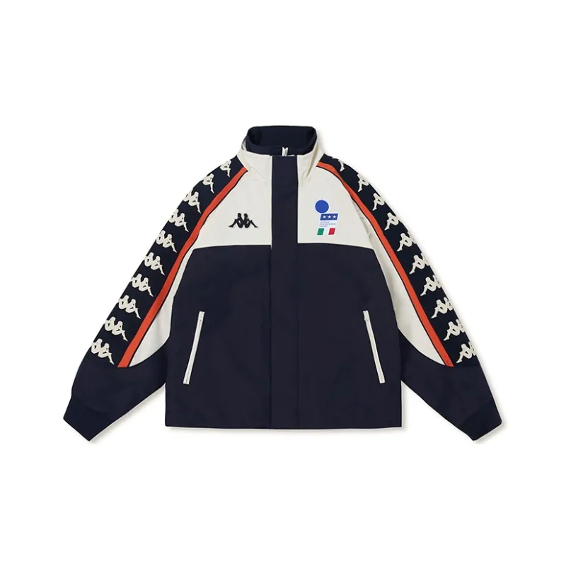 Kappa Puffer Jackets Men Midnight Blue Black 906 B-0