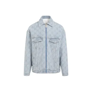 Givenchy 4G Embossed Denim Jacket
