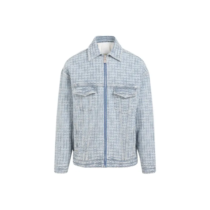 Givenchy 4G Embossed Denim Jacket-0