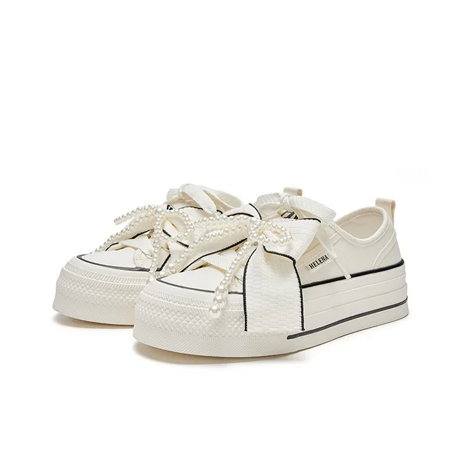 HR Abrasion Resistant Low Top Canvas Shoes Women's-2