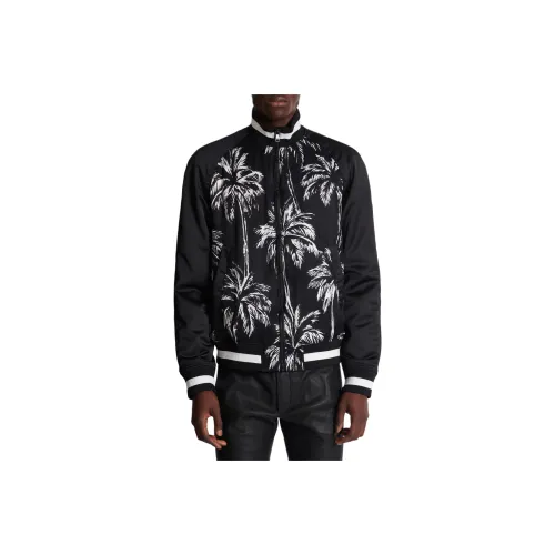 balmain koszulka All Over Printed Zip Up Coat