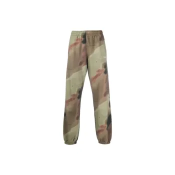 OFF WHITE Knitted Sweatpants Men Green