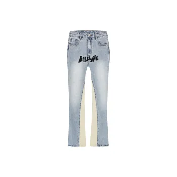 A11SLAVE Flared Pants Jeans Unisex Blue