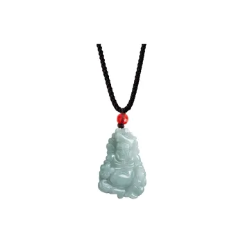 HUISHI Glutinous Jade Jadeite Necklaces Unisex