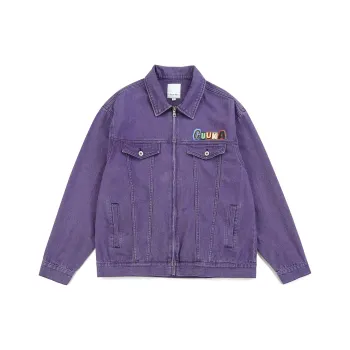 Guuka Jackets Coats Unisex Purple
