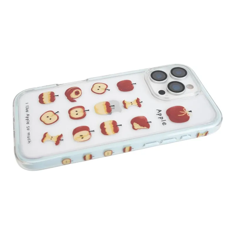 Sopi Acrylic Material 2 in 1 Apple Core Phone Cases Compatibility With IPhone 16/15/13/14/Pro/Max-3