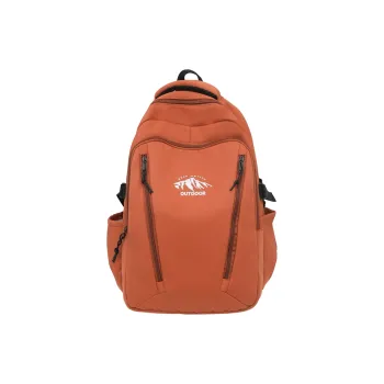 URBAN FOREST Nylon Backpack Unisex Orange/Green/Red/Black/White