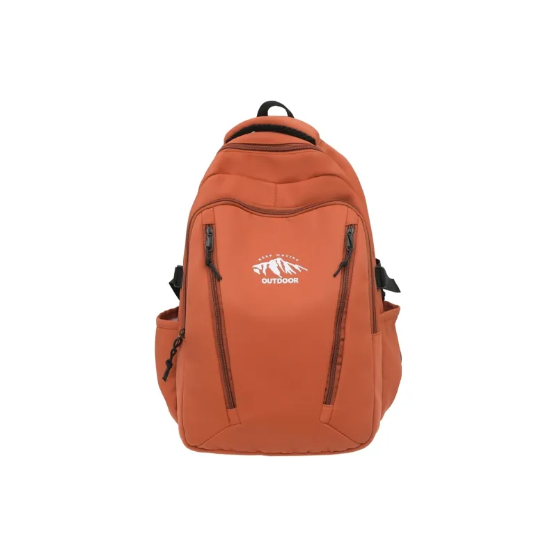URBAN FOREST Nylon Backpack Unisex Orange/Green/Red/Black/White-0
