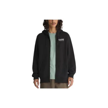Vans Rose Rosette Full Zip Hoodie Jackets Coats Men's Black