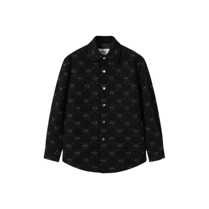 KARL LAGERFELD FW24 Jacket Men's Black-0