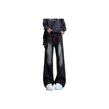 SIFLYTO Jeans Unisex Black Gray Color