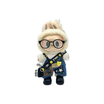 [Dress Up Doll] POP MART Labubu Soymilk Shutter Elf Vinyl Heartbeat Macaron Hang Tag Box 17cm