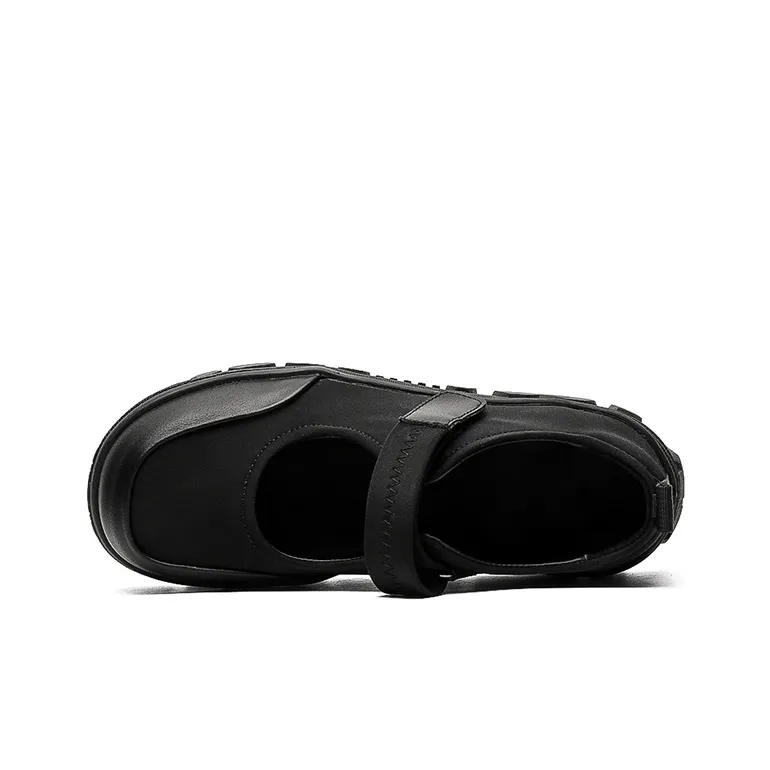 Rummaden Slip Resistant, Abrasion Resistant, Breathable, Lightweight Low Top Casual Shoes Unisex Black-3
