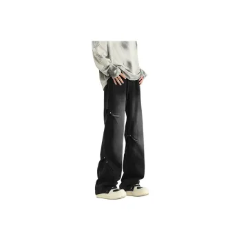 MIIOW Trend Party Series Jeans Unisex Mist Gray