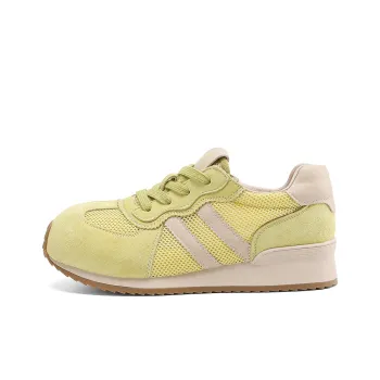 BOERDIQI German Army Trainers Breathable Lightweight Height Increasing Low Top Casual Shoes Women's