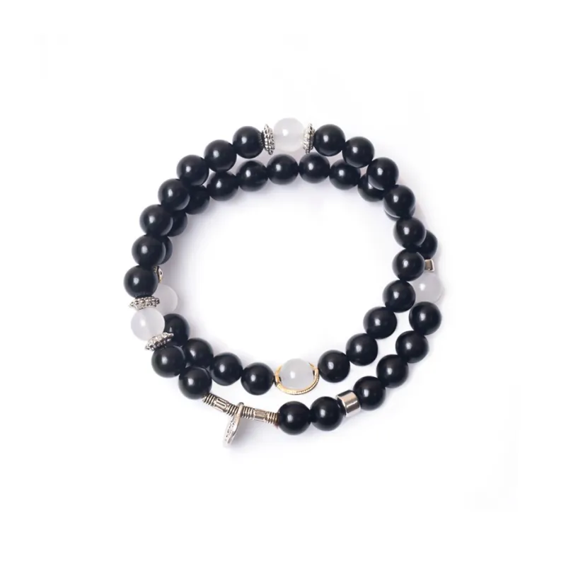 ZHOUDIWANG Ebony Bracelets Unisex-9