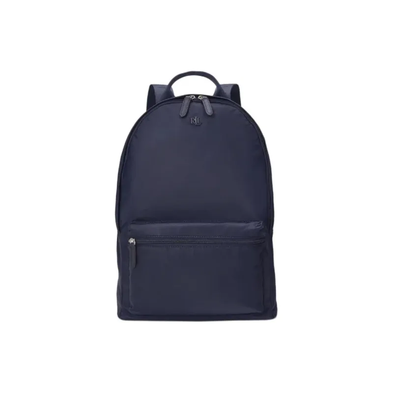 LAUREN RALPH LAUREN Zip Closure Backpack Large Size Unisex Marine Blue-0