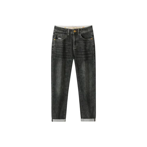 HALEBOSS Jeans Men Gray