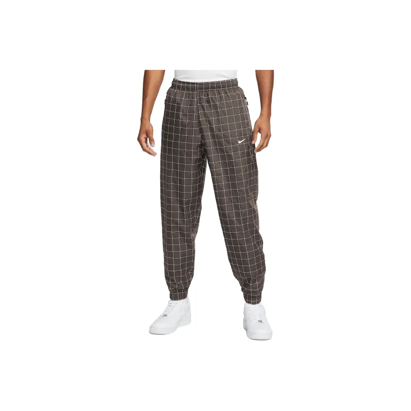 Nike Knitted Sports Pants Men's Olive Gray-0