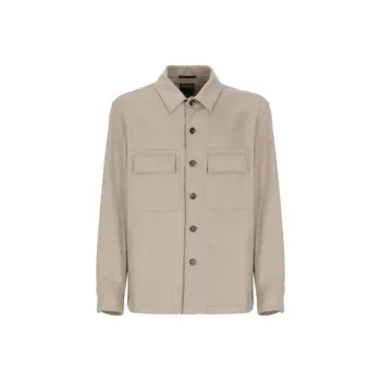 Ermenegildo Zegna Long Sleeved Buttoned Overshirt